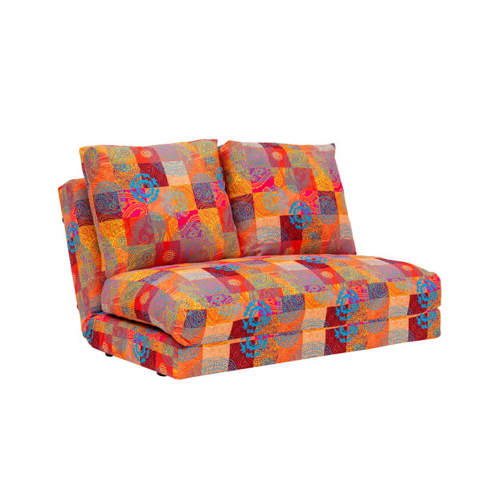 Atelier Del Sofa Taida - Patchwork Sofá cama de 2 plazas Multicolor